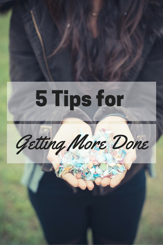 5 Tips for Getting More Done | read them at blog.cuteheads.com