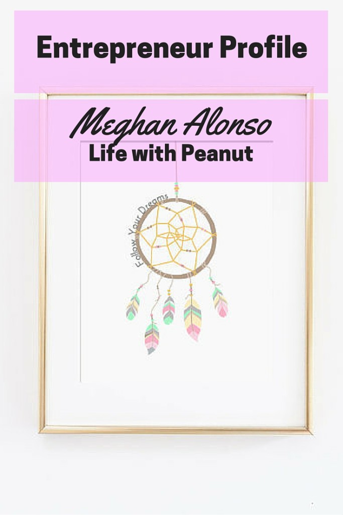 Small business owner profiles: Meghan Alonso, founder of Life with Peanut | Read the interview at http://blog.cuteheads.com