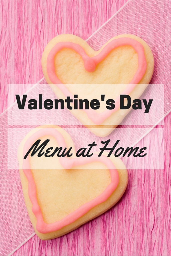 A Valentine's Day menu for a romantic dinner at home | read the whole menu at blog.cuteheads.com