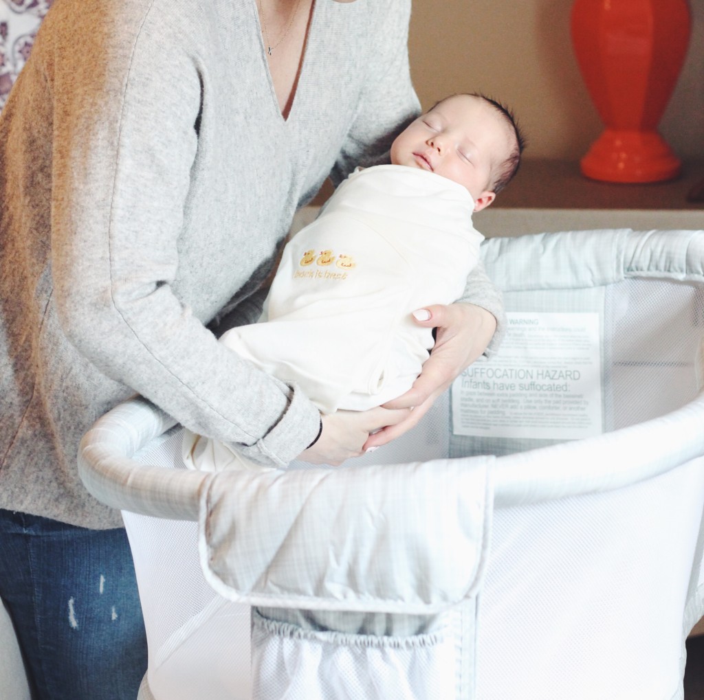 How to Get Your Newborn to Sleep Better with HALO Bassinest LUXE and SwaddleSure + GIVEAWAY