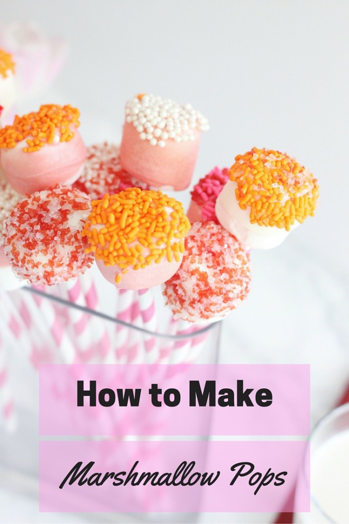 Marshmallow pops are easy, fun and delicious! They're the perfect treat for your next dessert table. They're so easy, a toddler can do it. See how we made them at blog.cuteheads.com