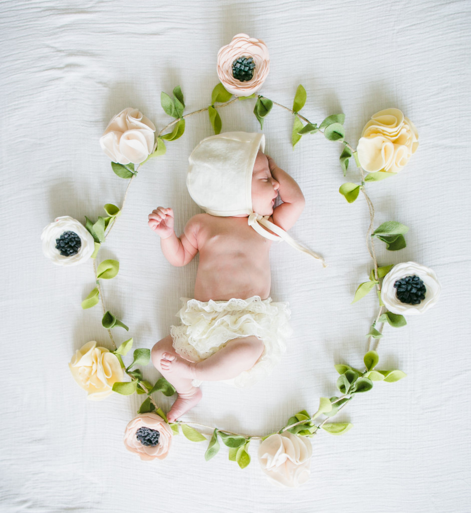 Tova Hannah's Newborn Pictures. See the highlights from the shoot for cute newborn picture ideas.