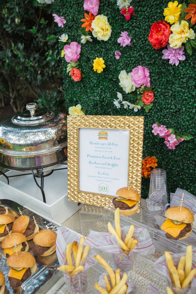How to Throw an Ice Cream Party | What's a backyard party without sliders and french fries? See more at blog.cuteheads.com