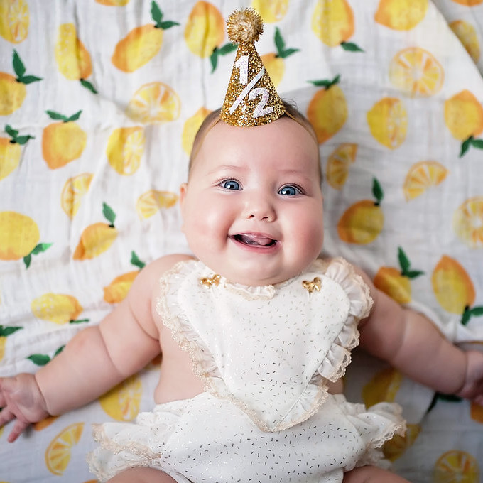 6 month baby girl photoshoot