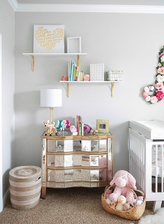 Pink and white nursery |These Cool Kids Rooms Are So Amazing, You'll Want Them for Yourself 