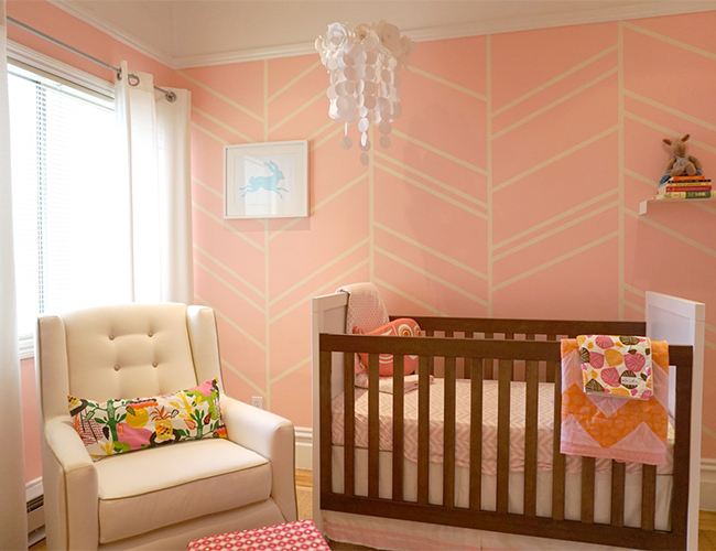 Pink and orange nursery |These Cool Kids Rooms Are So Amazing, You'll Want Them for Yourself 
