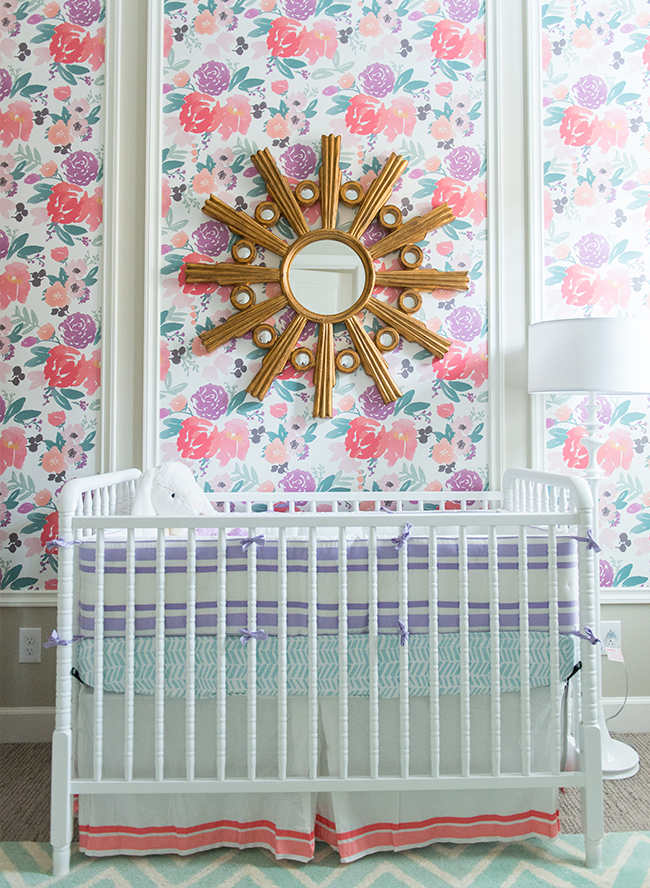 Floral nursery | These Cool Kids Rooms Are So Amazing, You'll Want Them for Yourself