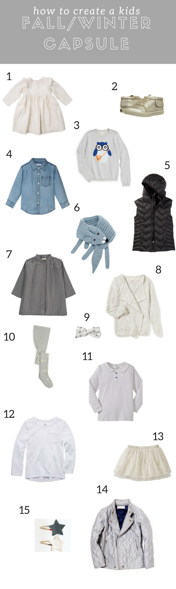 How to Create a Capsule Wardrobe for Kids This Fall and Winter