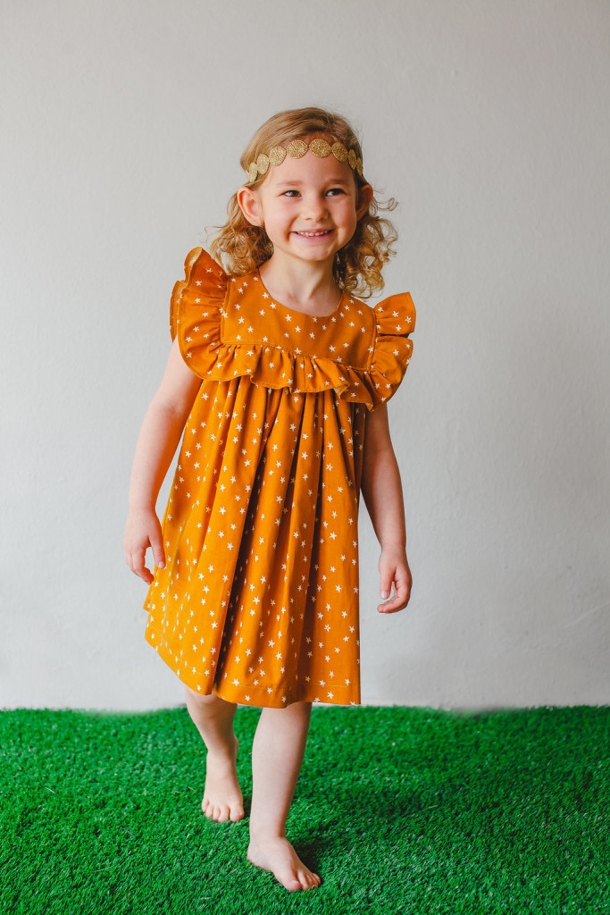 ruffled dress toddler