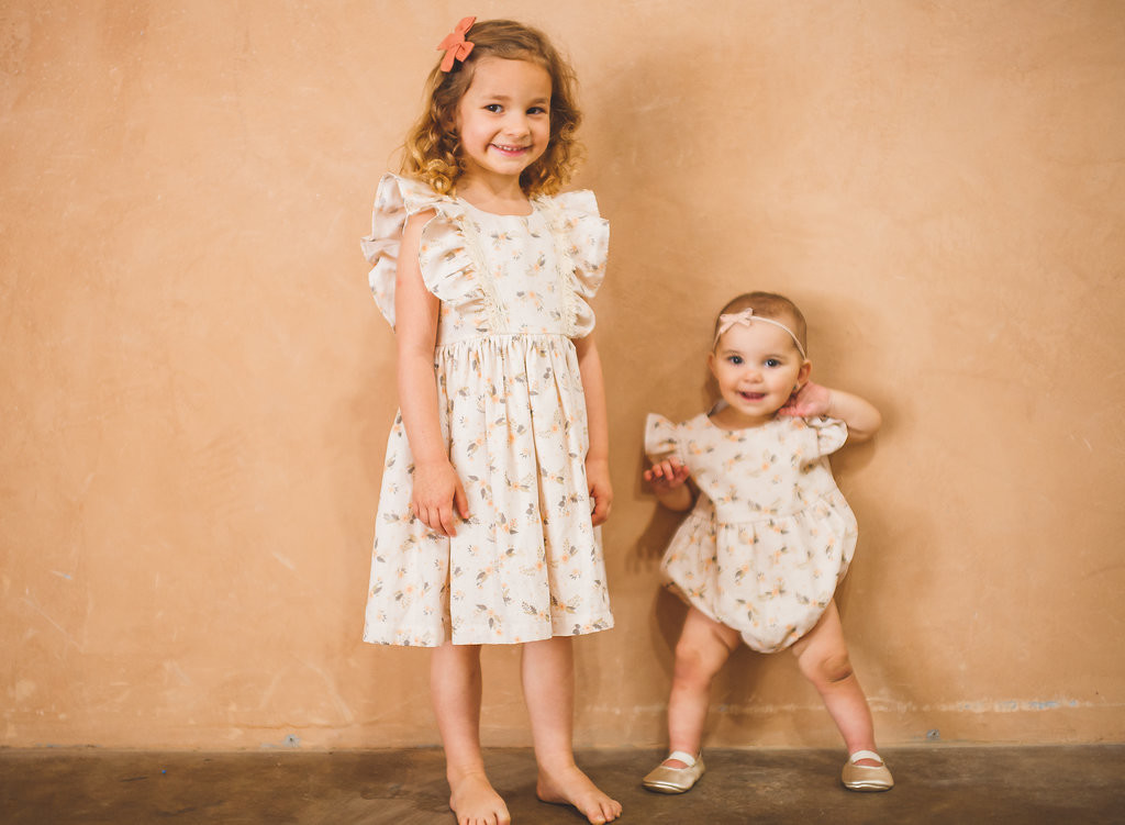 matching sibling dresses