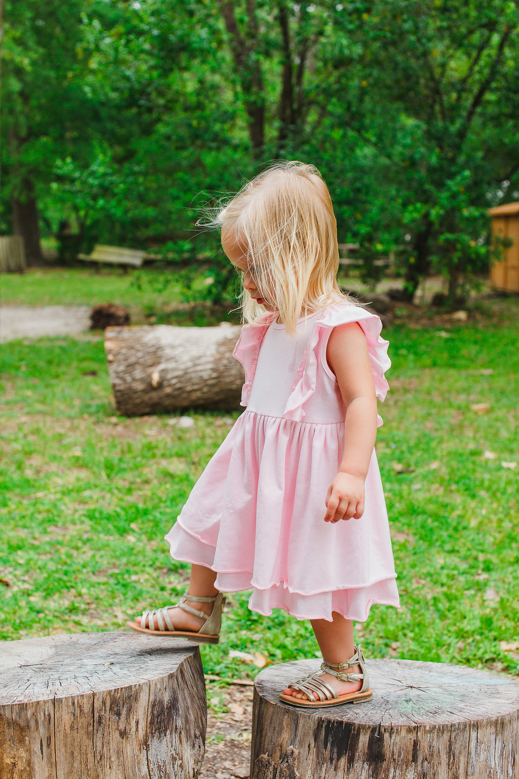 Girls pink boho dress. Shop the Juliet dress at cuteheads.com