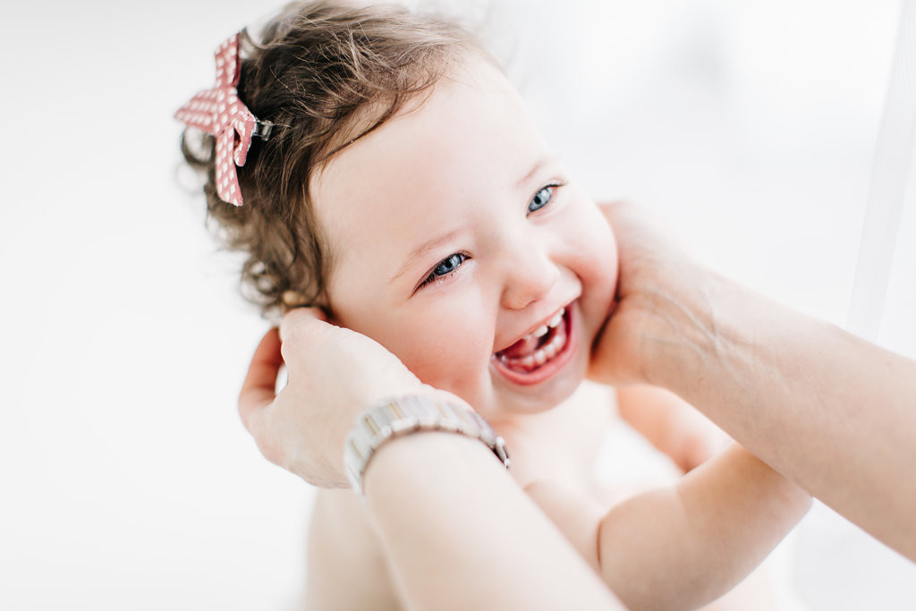 Tova's First Birthday Photoshoot // Shot inside at West Studios in Houston, TX