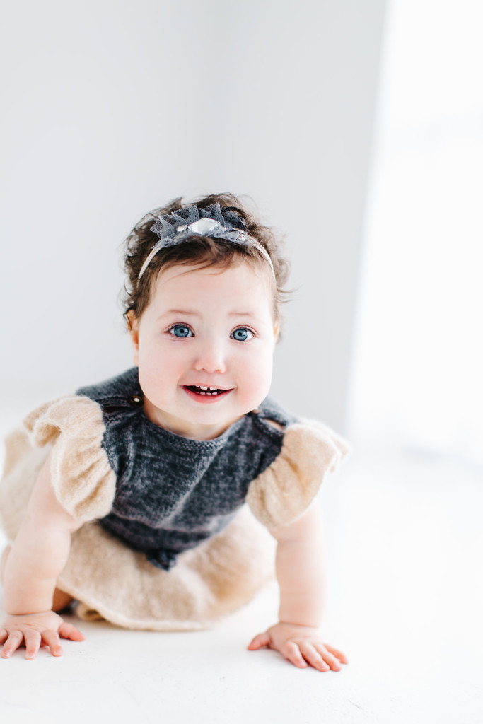 Tova's First Birthday Photoshoot // Shot inside at West Studios in Houston, TX