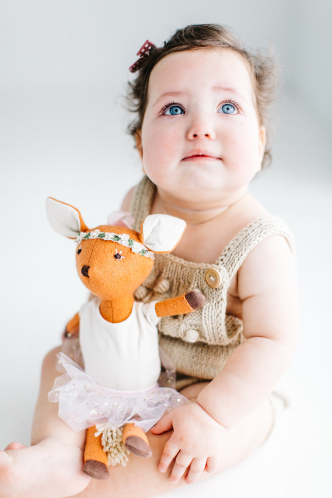 Tova's First Birthday Photoshoot // Shot inside at West Studios in Houston, TX