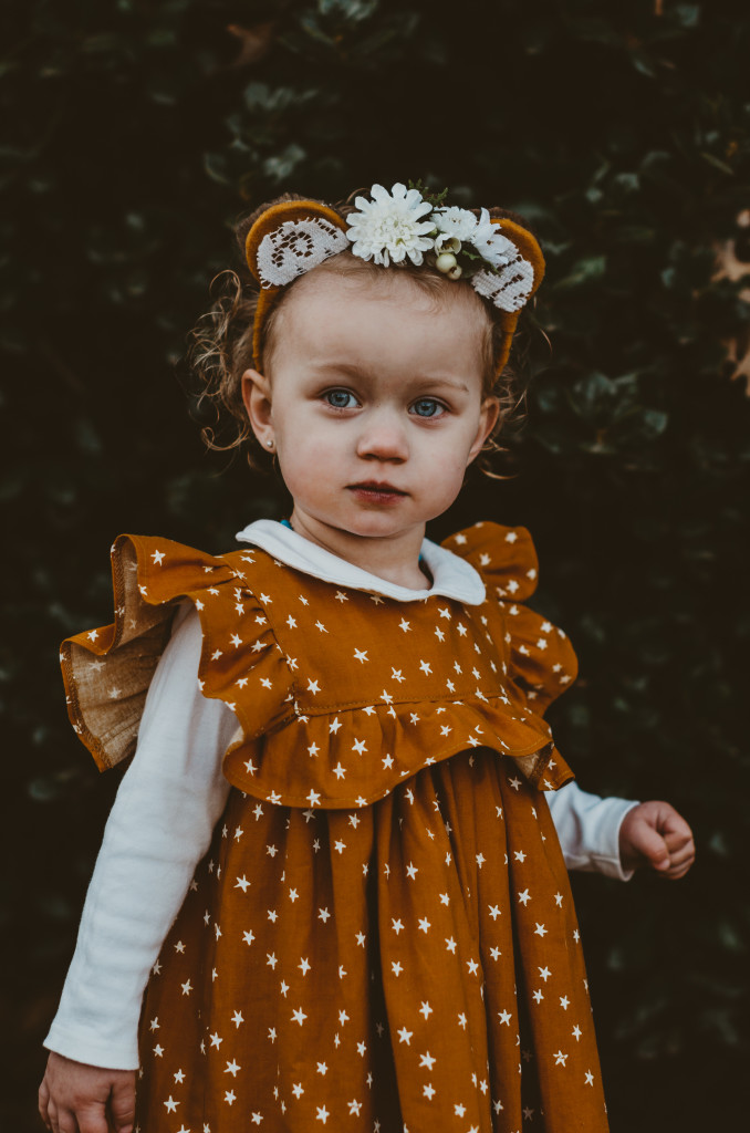 Vintage boho burnt orange dress. Shop the look and learn how to recreate it at blog.cuteheads.com