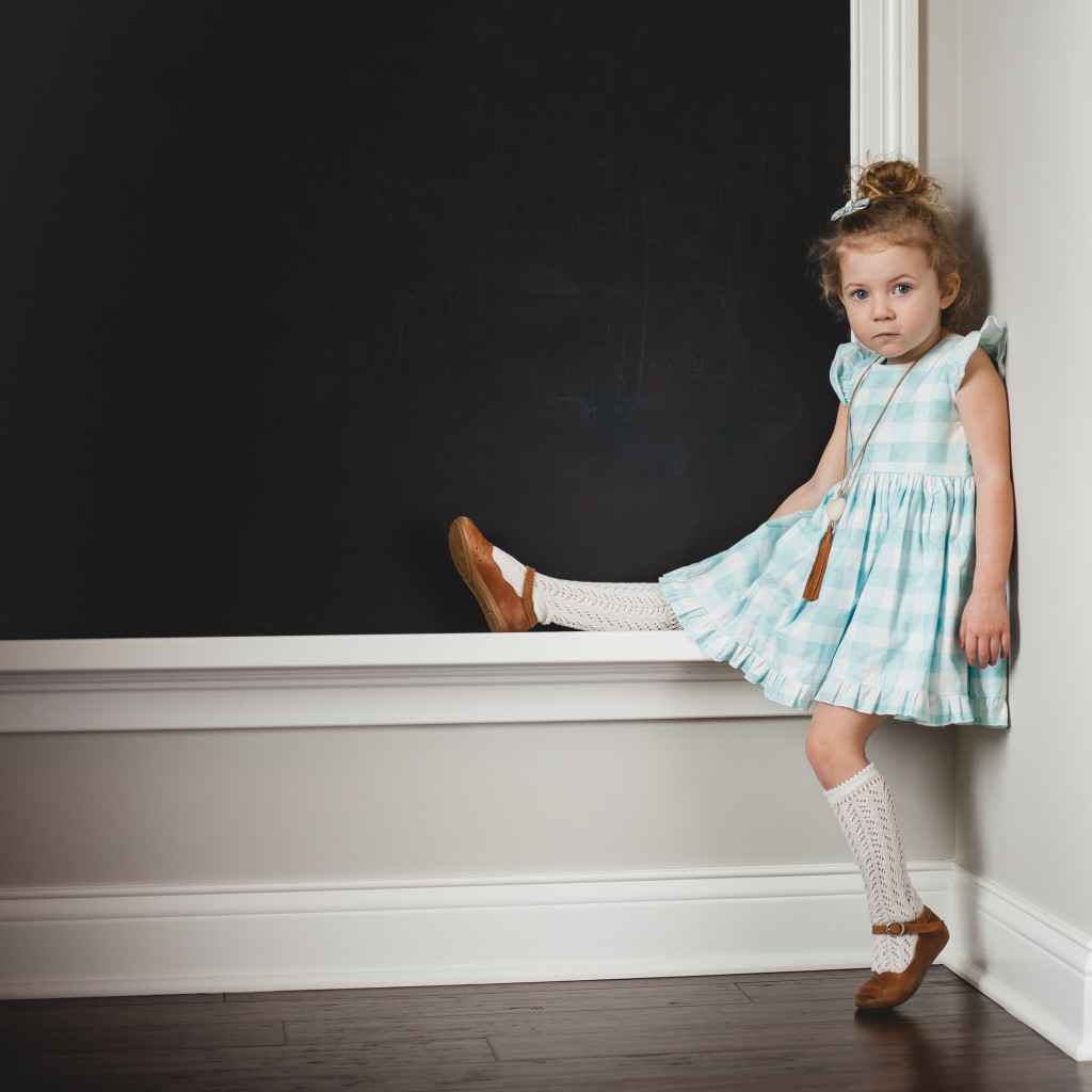 Turquoise blue plaid vintage ruffle dress, only available at cuteheads.com