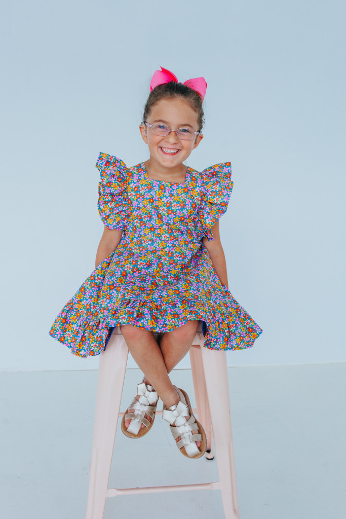70's inspired dress for little girls -- cuteheads.com