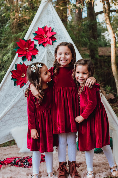 little girls red velvet dresses -- blog.cuteheads.com