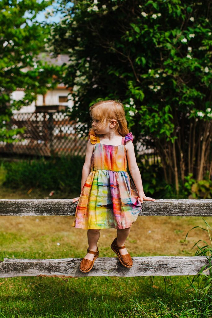 rainbow party theme dresses