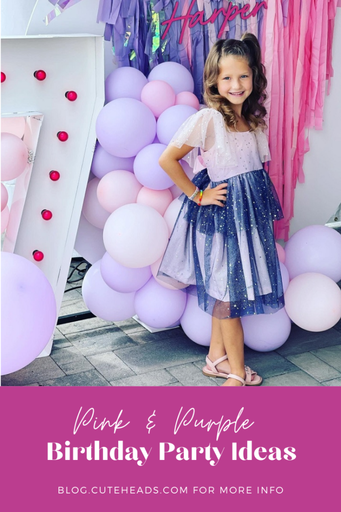 pink and purple birthday party ideas