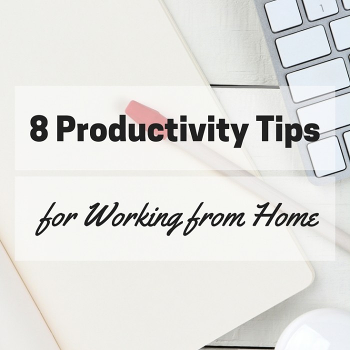 8 Productivity Tips for Working from Home | Read them all at blog.cuteheads.com