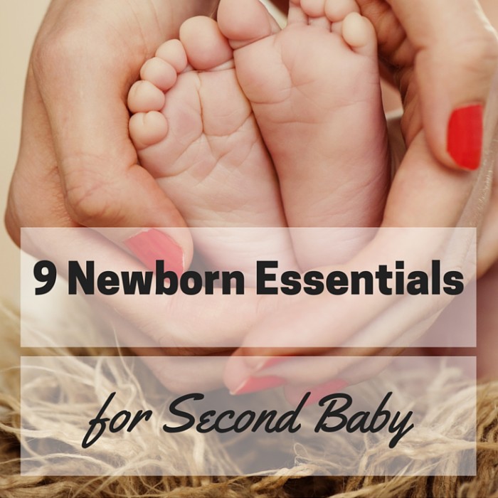 9 Newborn Essentials for Your Second Baby