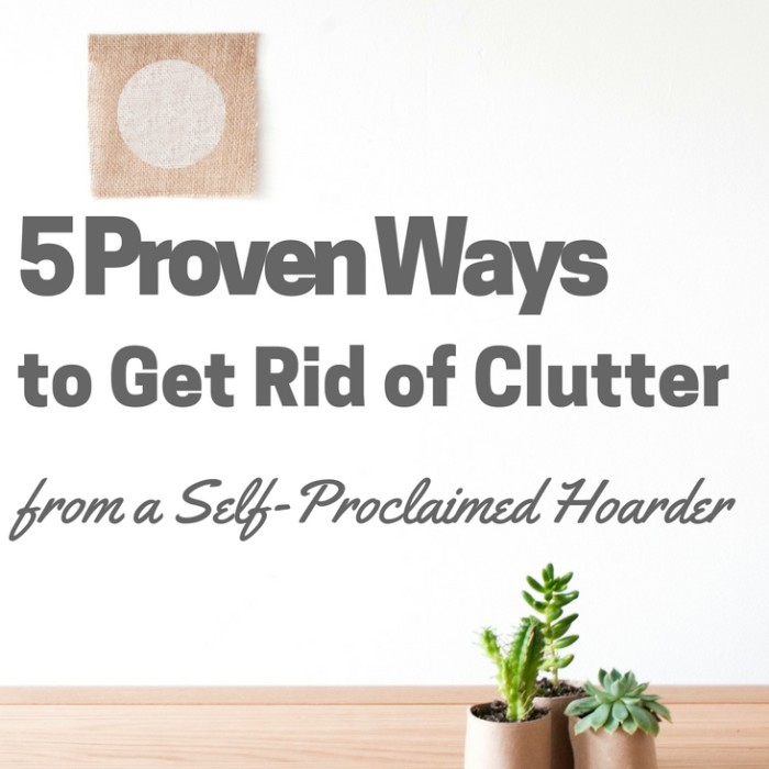 5 Proven Ways to Get Rid of Clutter from a self-proclaimed hoarder