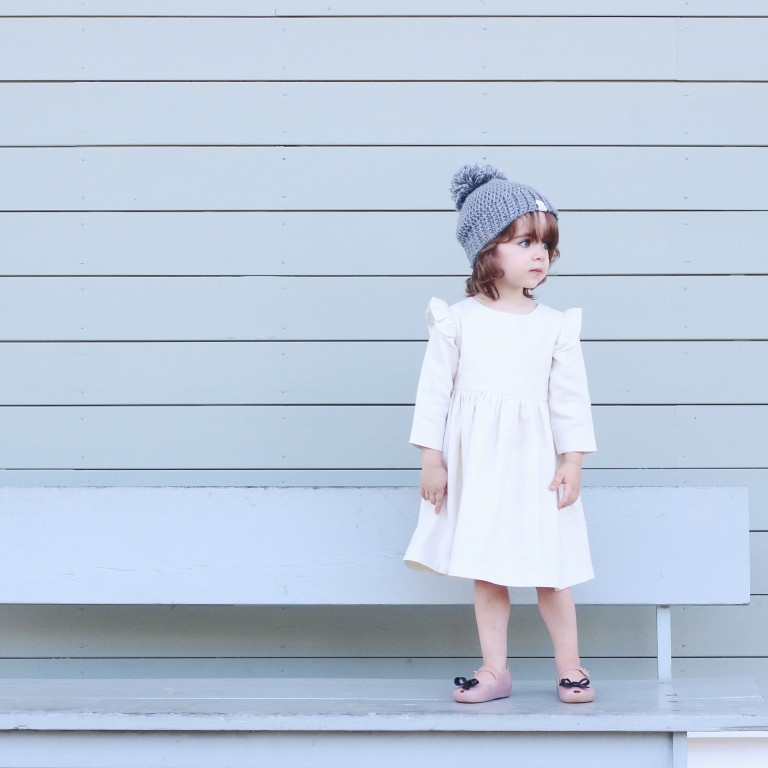 Cuteheads dress with Mini Melissa Shoes | Shop the complete guide to cute kids shoes for Fall