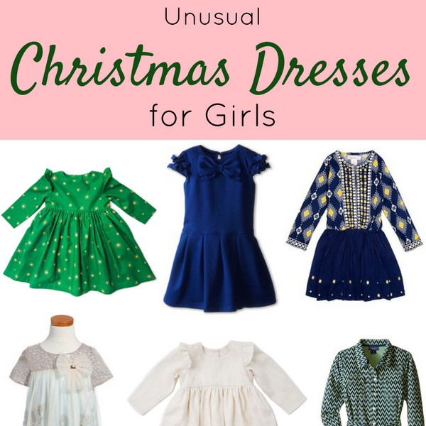 Unusual Christmas Dresses for Toddlers // If you're looking for a dress that's NOT red, green and gold this holiday season, here's your complete guide to Christmas dresses 2016. See where to buy at blog.cuteheads.com.